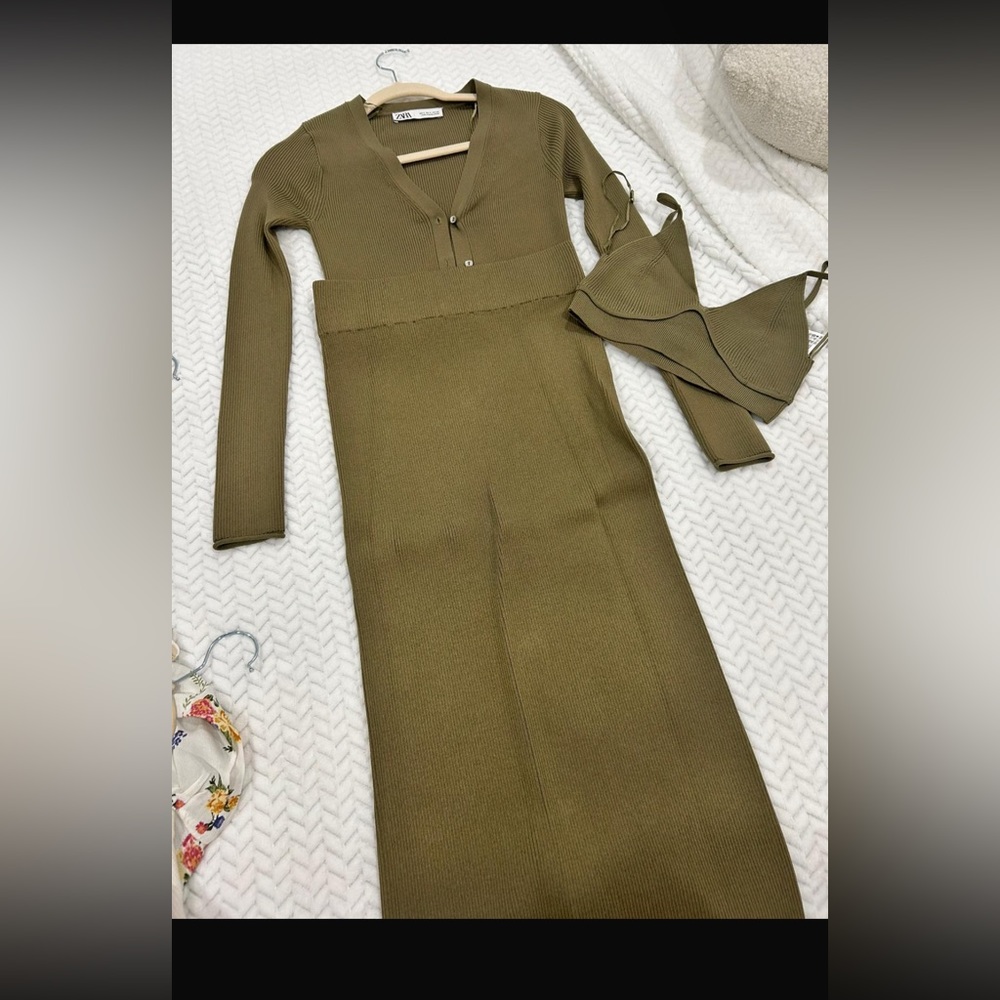 Zara green matching set